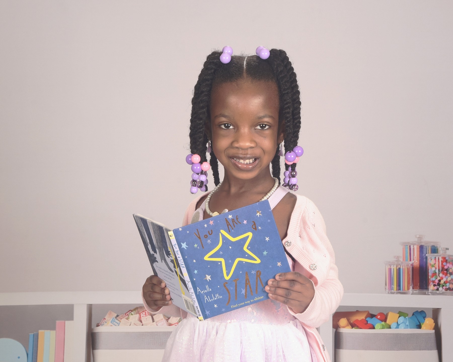 A childhood portrait of Lauryn